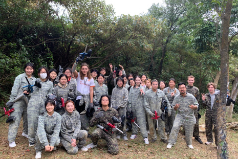 2023 EXCHANGE STUDENTS JOIN PAINTBALL, BARBECUE AND MONOPOLY EVENT
