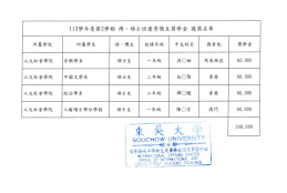 113-2 研究所優秀僑生獎學金